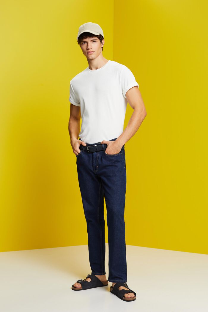 Slim fit-jeans, BLUE RINSE, detail image number 1