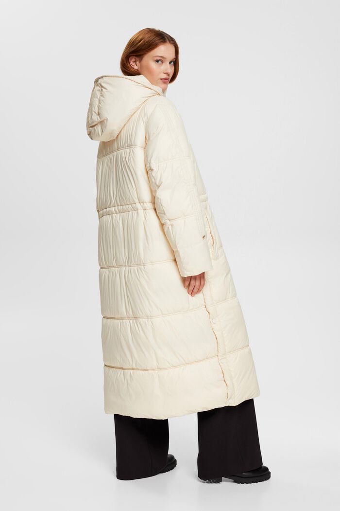 Oversized gewatteerde mantel met tunnelkoord op taillehoogte, ICE, detail image number 3