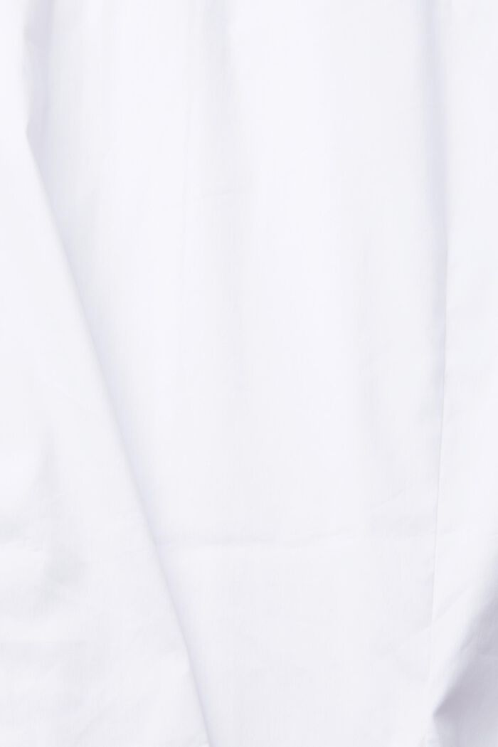 Popeline overhemdblouse, WHITE, detail image number 4