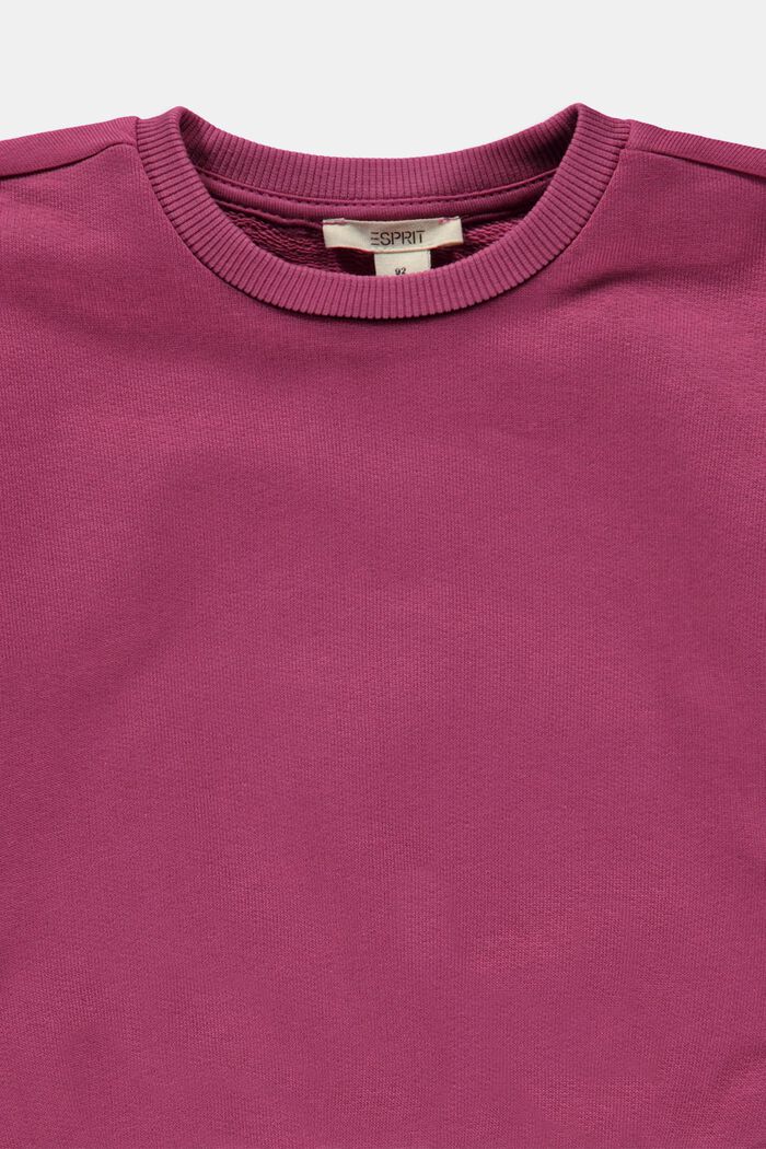 Combiset: sweatshirt, T-shirt en jogger, DARK PINK, detail image number 2