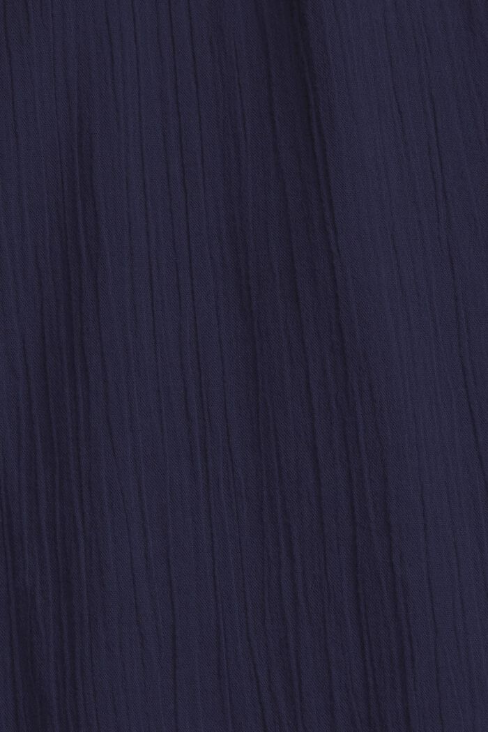 Midi-jurk van 100% katoen, NAVY, detail image number 4