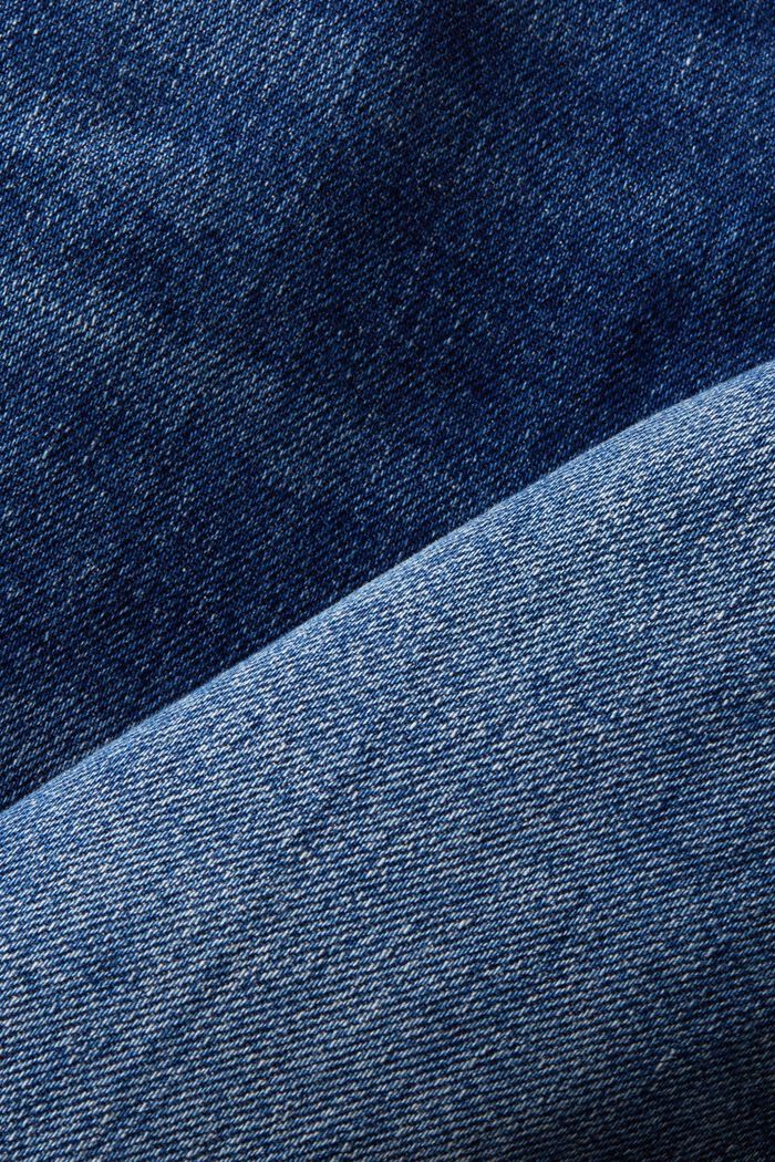 Gerecycled: straight fit jeans, BLUE MEDIUM WASHED, detail image number 5