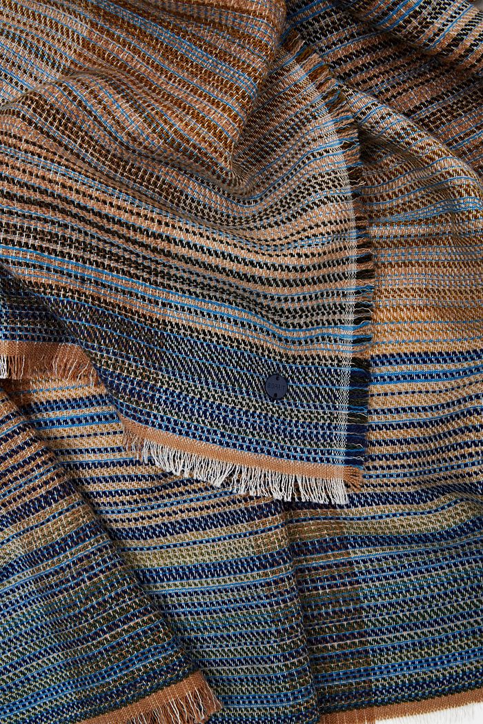 Space-dyed sjaal, DARK BLUE, detail image number 1