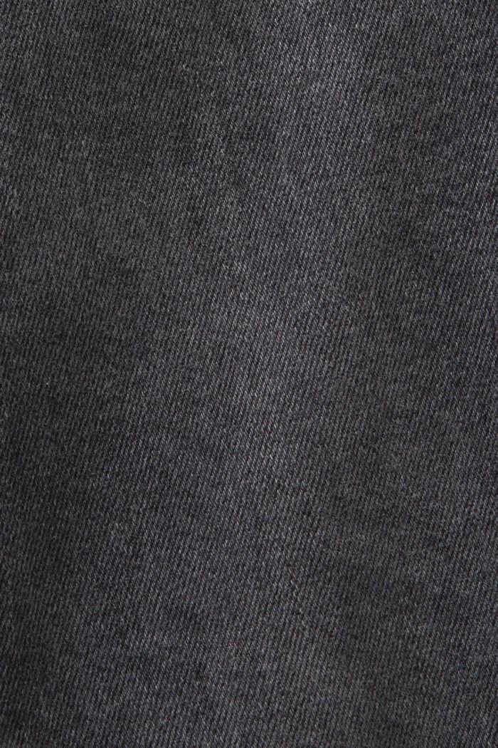 Slim fit jeans met middelhoge taille, BLACK DARK WASHED, detail image number 6