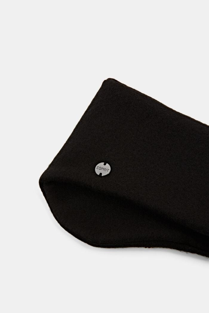 Fleece hoofdband, BLACK, detail image number 1