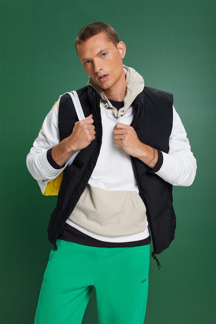 Nylon hoodie, WHITE, detail image number 2