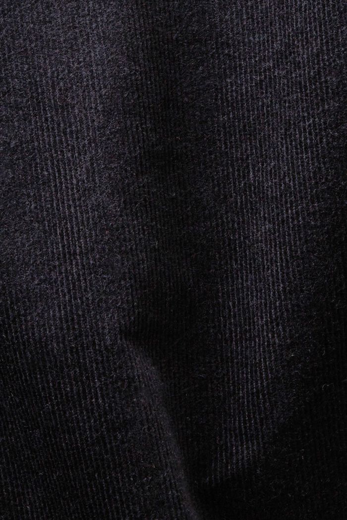 Straight fit corduroy broek, BLACK, detail image number 6