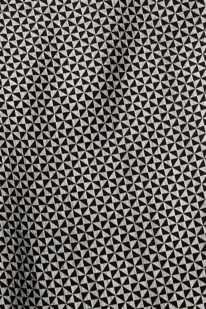 Jersey broek met print en kant, BLACK, detail image number 5