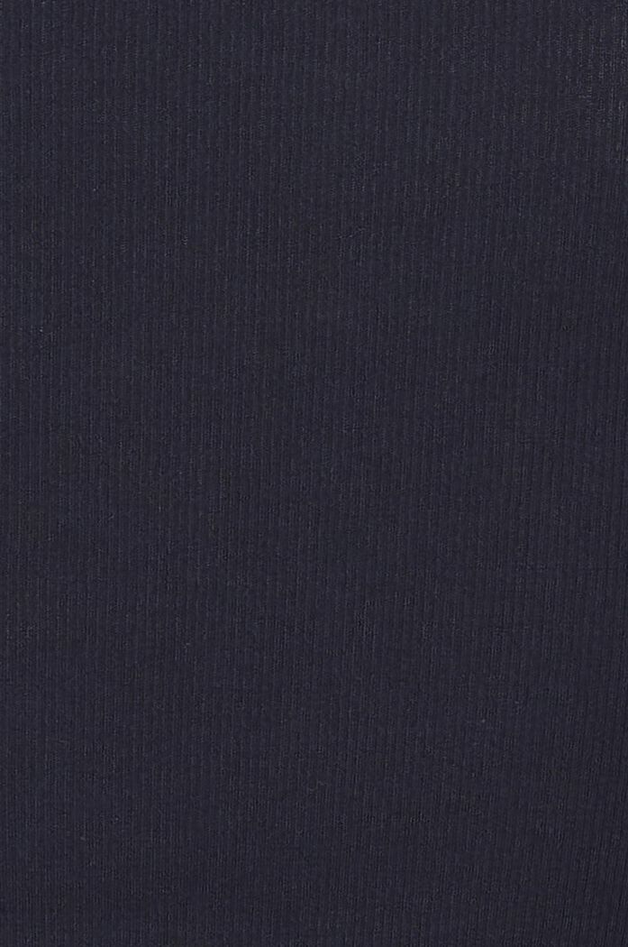 Shirt met tunnelkoord opzij, NIGHT SKY BLUE, detail image number 3