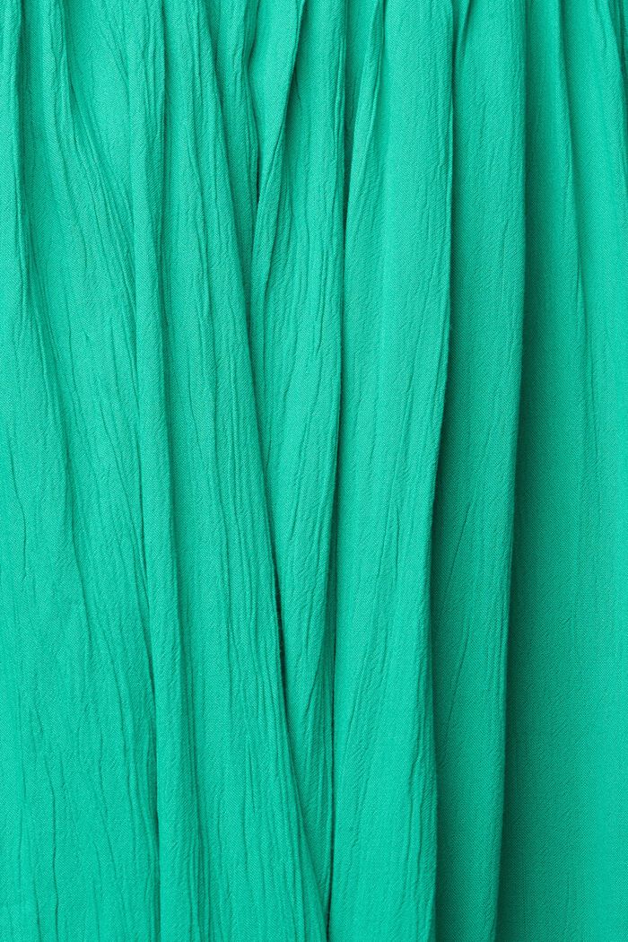 Mini-jurk met volantzoom, LENZING™ ECOVERO™, GREEN, detail image number 4