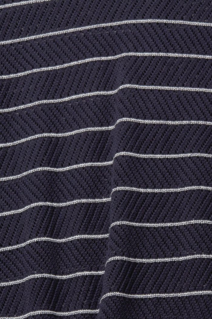 Gestreept pointelle vest, NAVY BLUE, detail image number 1