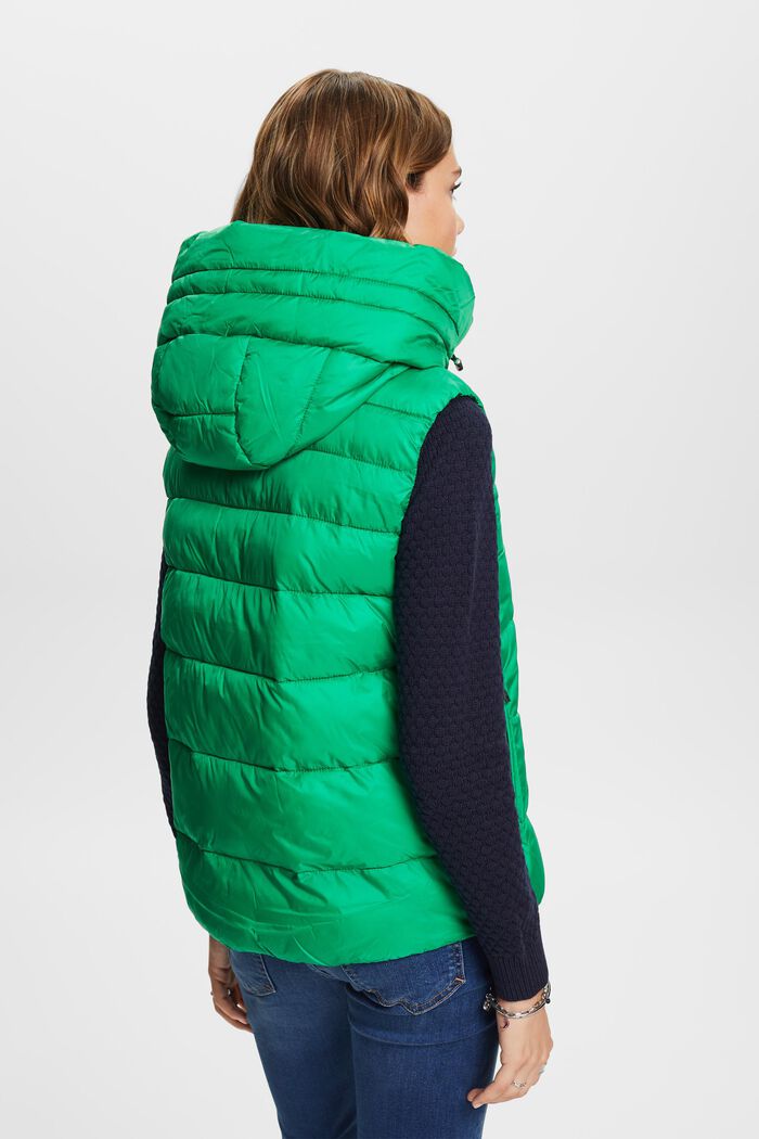 Gerecycled: bodywarmer, GREEN, detail image number 3