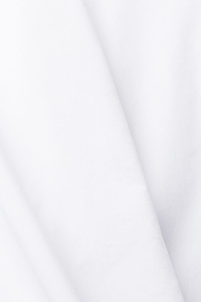 Overhemdblouse met gerimpelde mouwen, WHITE, detail image number 5