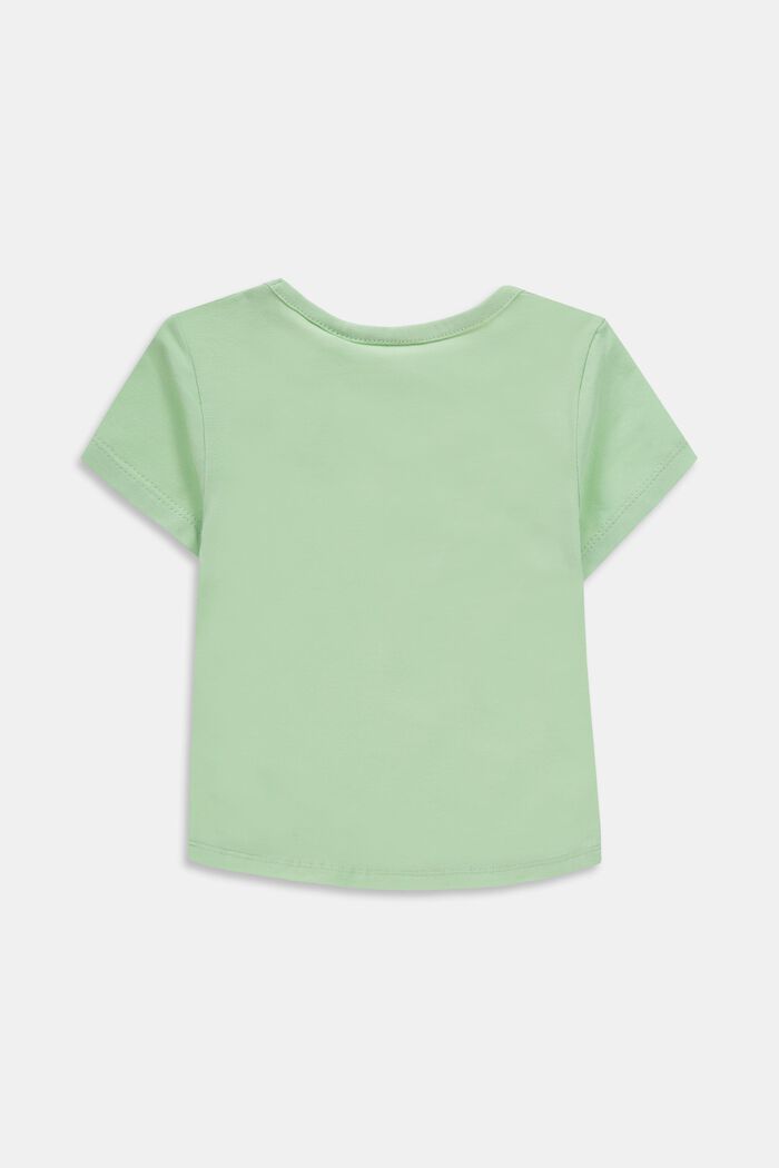 T-shirt met glitterprint, PISTACCHIO GREEN, detail image number 1