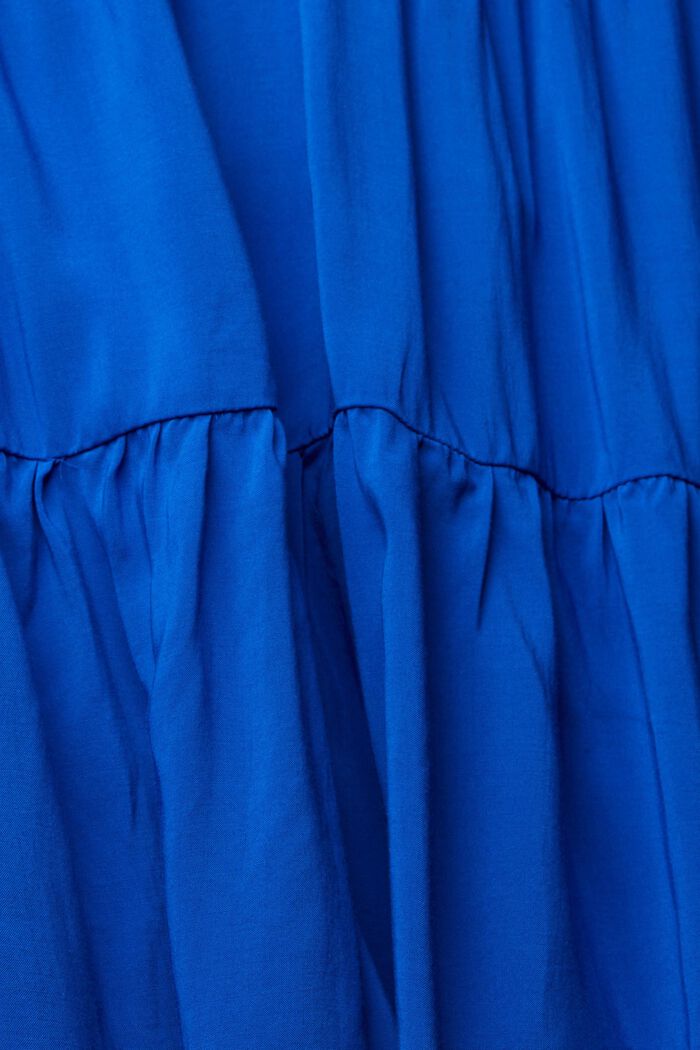 Jurk met kwastjes, LENZING™ECOVERO™, BRIGHT BLUE, detail image number 4