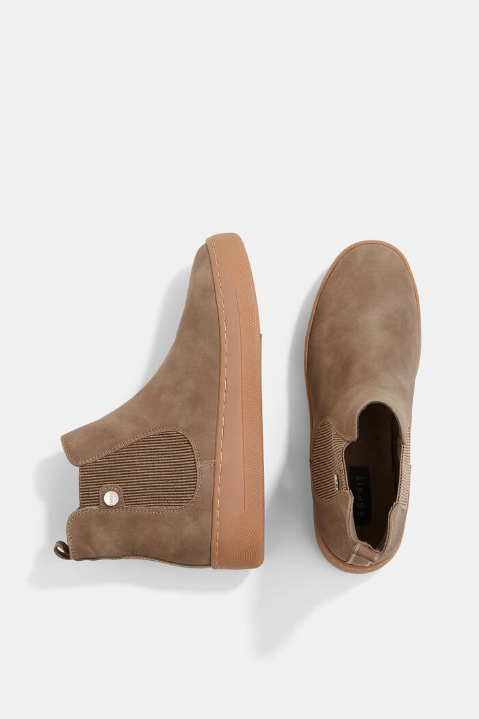 Chelsea boots met plateauzool, TAUPE, detail image number 5