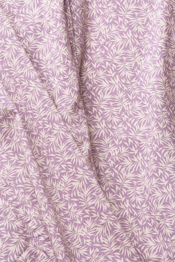 Overhemd met bloemenmotief, DARK MAUVE, detail image number 4