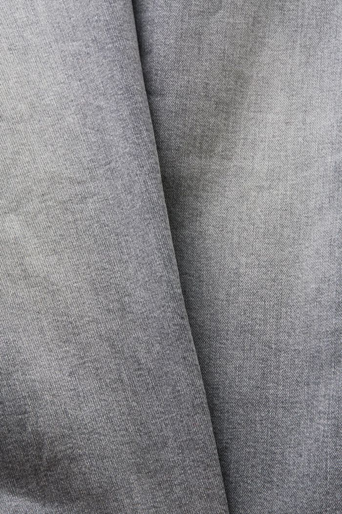 Tapered jeans met slim fit en middelhoge band, GREY MEDIUM WASHED, detail image number 5