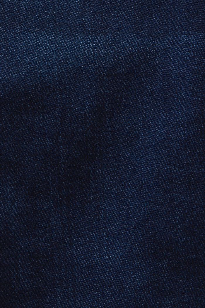 Skinny jeans met middelhoge taille, BLUE DARK WASHED, detail image number 6