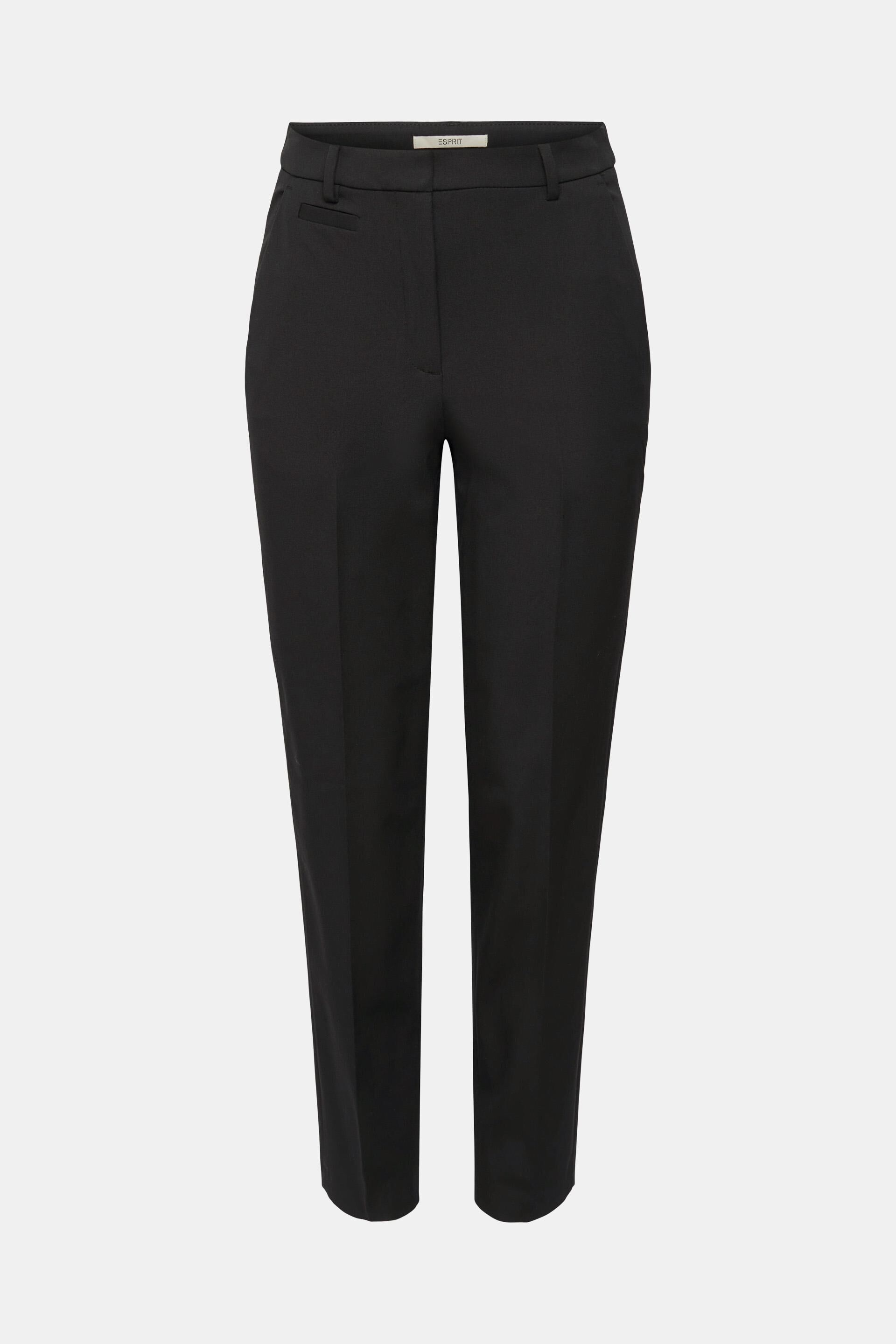 Mode Pakken Pantalons Zara Woman Pantalon zwart zakelijke stijl 
