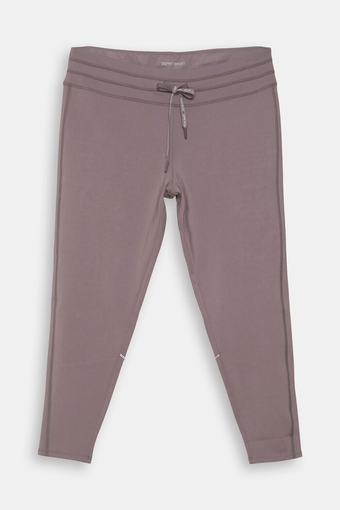 CURVY gerecycled: legging met E-DRY, TAUPE, detail image number 0