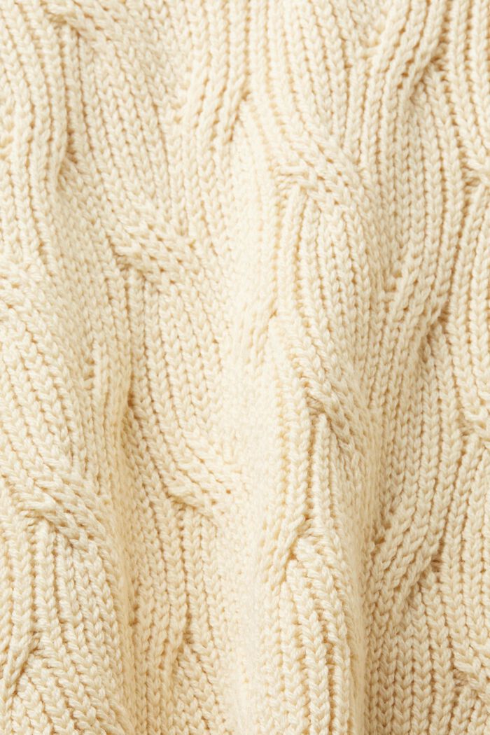 Grofgebreide trui met kabelpatroon, ICE, detail image number 5