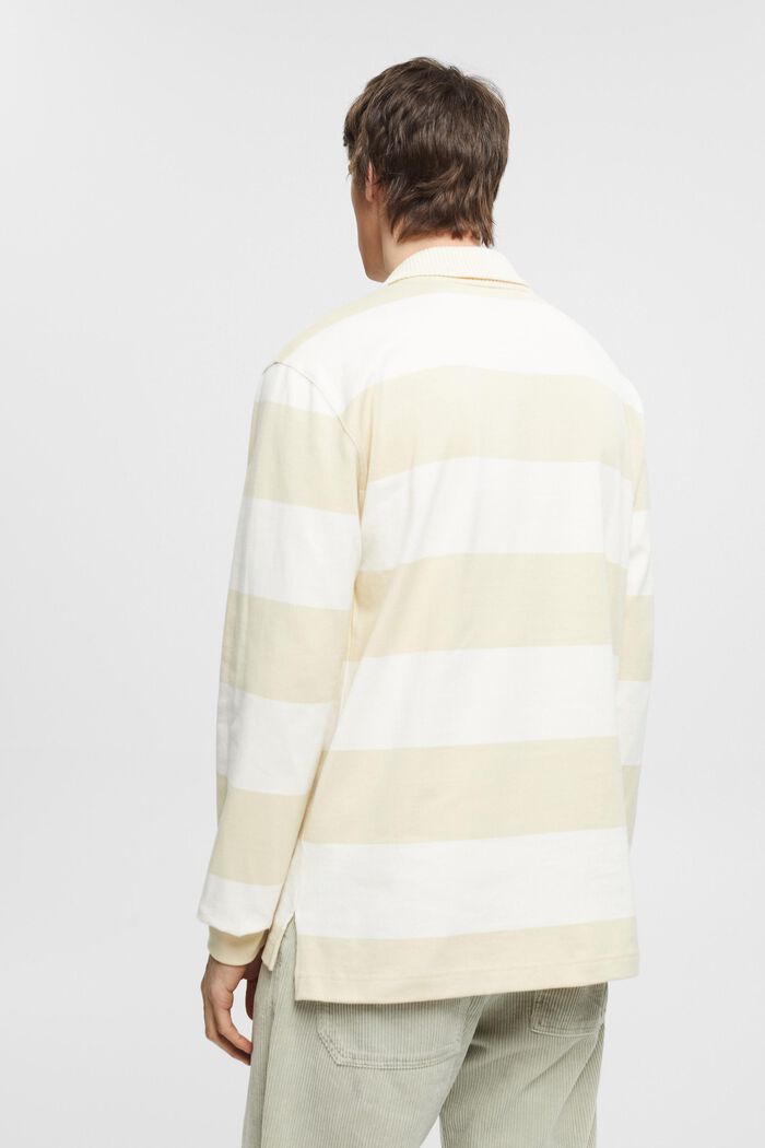 Gestreepte rugbypolo, OFF WHITE, detail image number 3