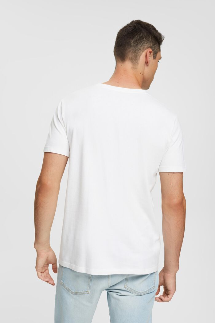 T-shirt met print, WHITE, detail image number 3