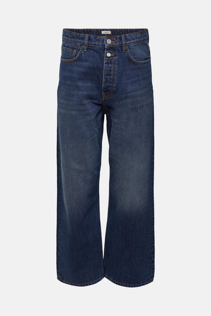 Jeans met losse pasvorm, BLUE DARK WASHED, detail image number 7