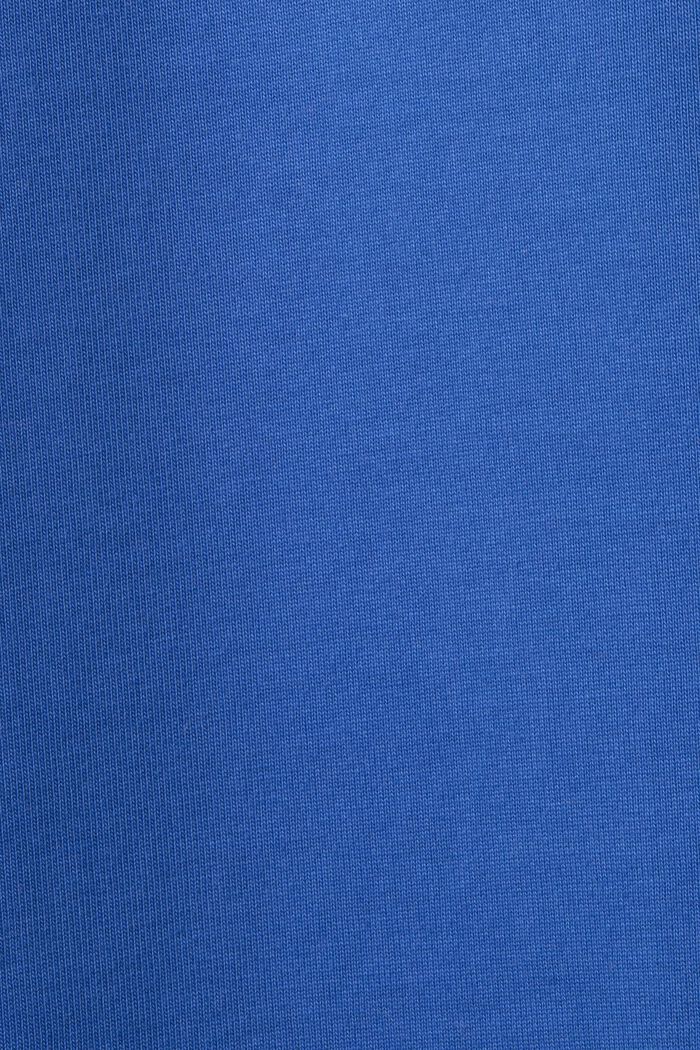 Uniseks T-shirt van katoen-jersey met logo, BRIGHT BLUE, detail image number 7