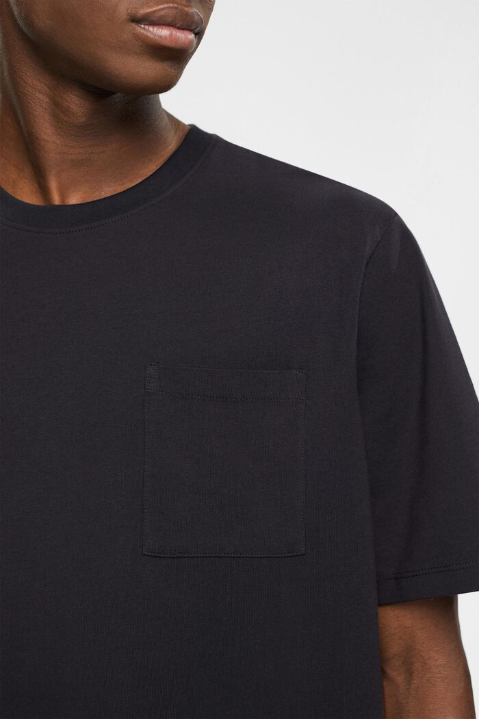 Jersey T-shirt, 100% katoen, BLACK, detail image number 3