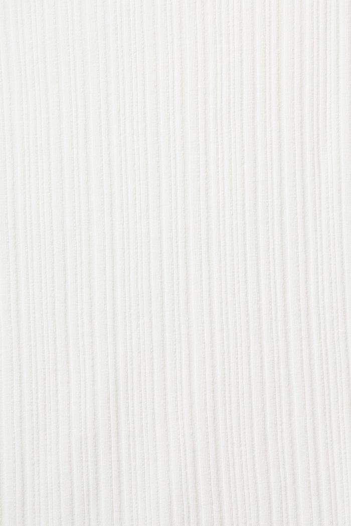 Geribde longsleeve, OFF WHITE, detail image number 5