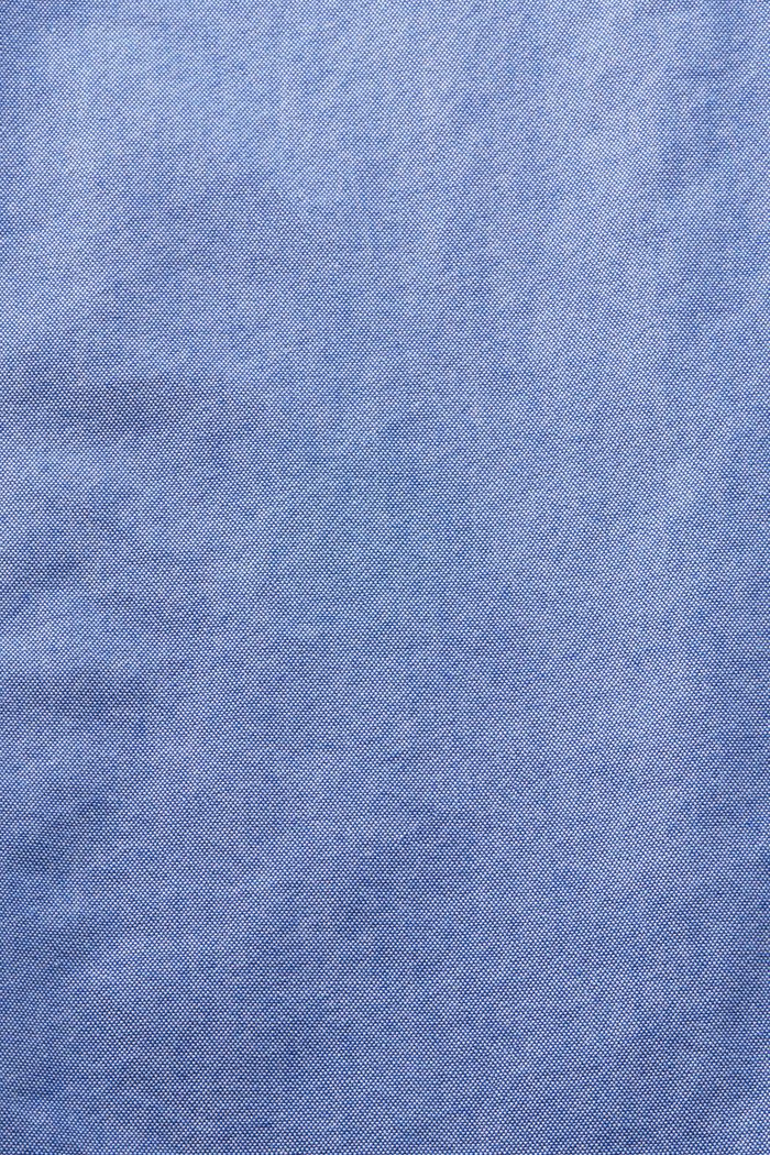 Buttondown-overhemd van katoen-popeline, BRIGHT BLUE, detail image number 4