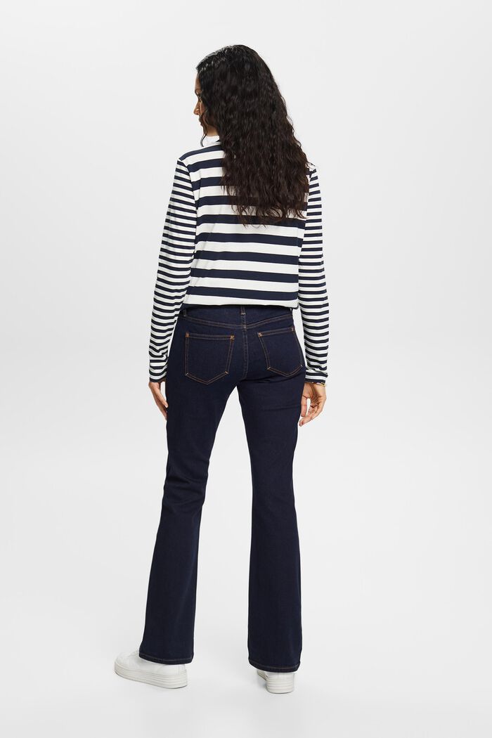 Bootcut jeans met middelhoge taille, BLUE RINSE, detail image number 3