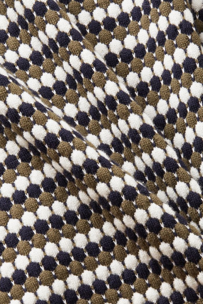 Meerkleurige trui, katoenmix, NAVY, detail image number 5