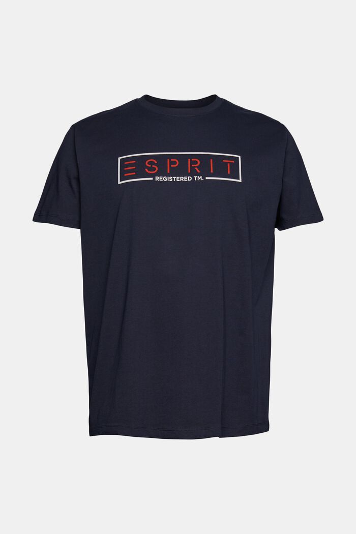 Jersey T-shirt met logo, 100% katoen