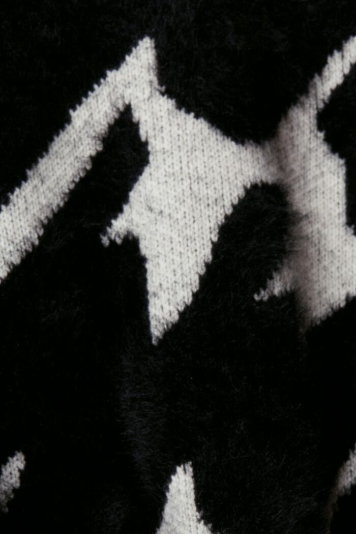 Geribd vest, katoenmix, BLACK, detail image number 6