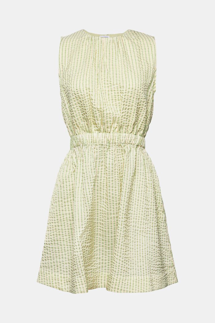 Mouwloze mini-jurk met open rug, LIGHT GREEN, detail image number 6
