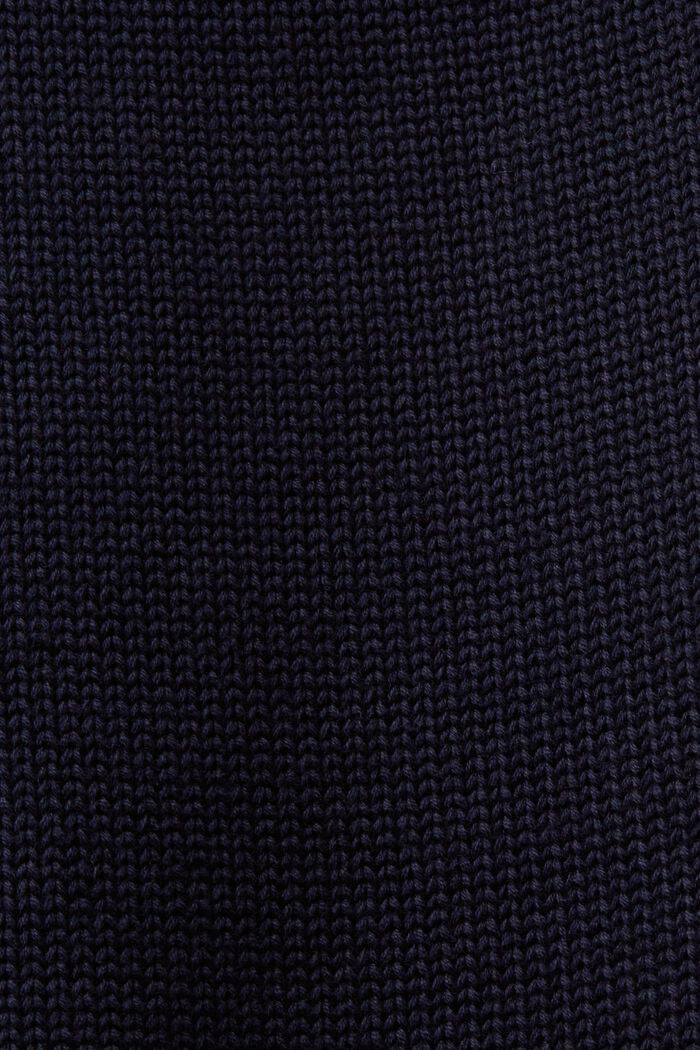 Katoenen trui met turtleneck, NAVY, detail image number 5