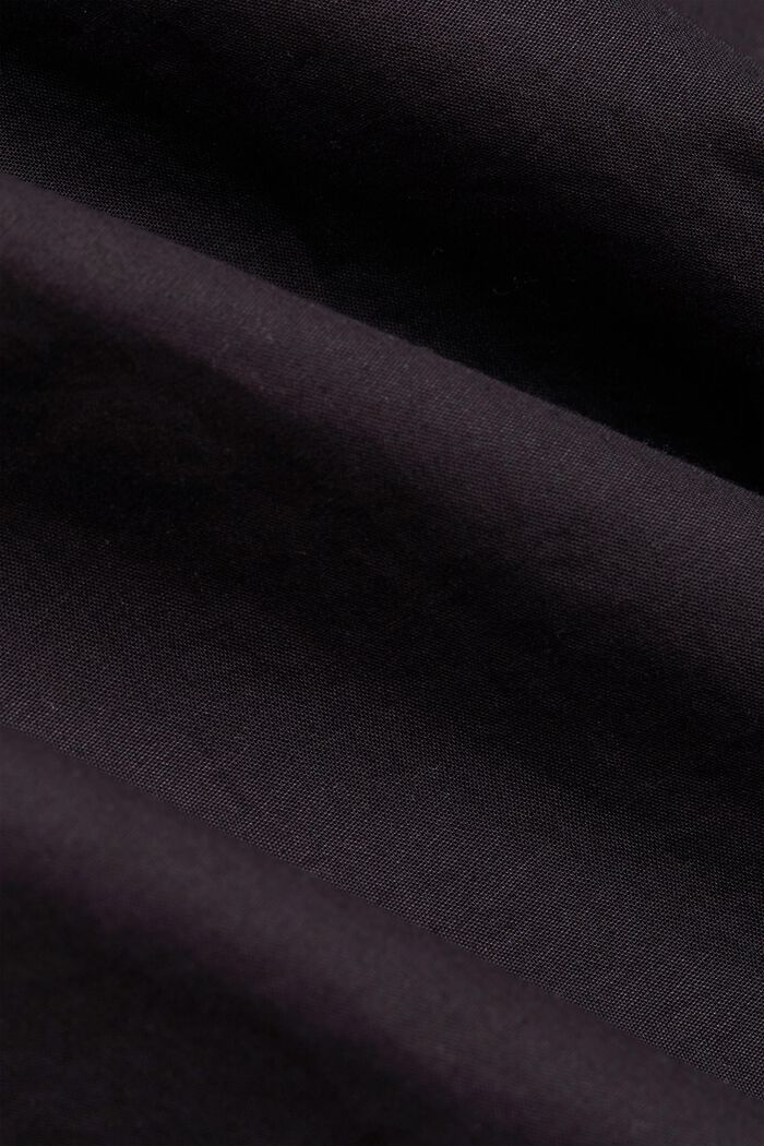 Overhemd van 100% biologisch pima katoen, BLACK, detail image number 4