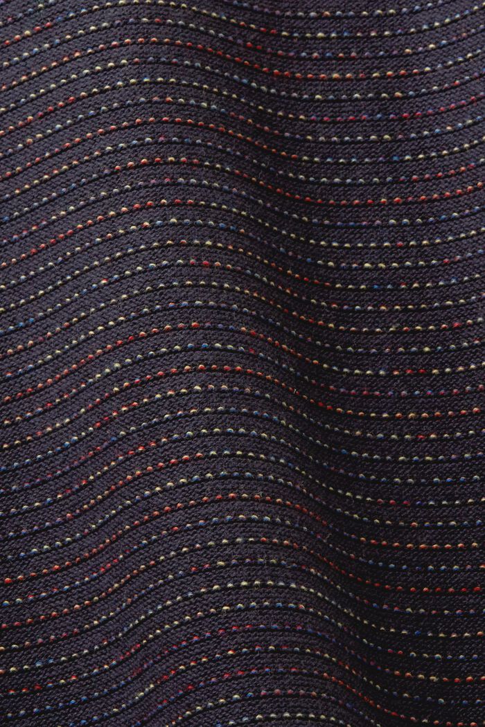 Kleurrijk gestreepte trui van biologisch katoen, NAVY, detail image number 5