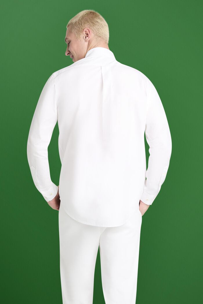 Shirt van katoen-popeline, WHITE, detail image number 1