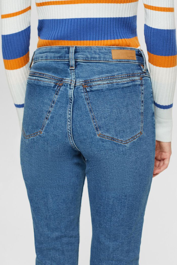 Jeans met mom fit, BLUE MEDIUM WASHED, detail image number 4