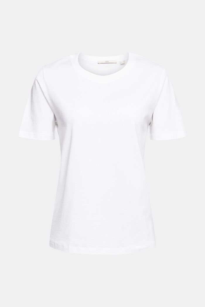 Effen T-shirt, WHITE, detail image number 7