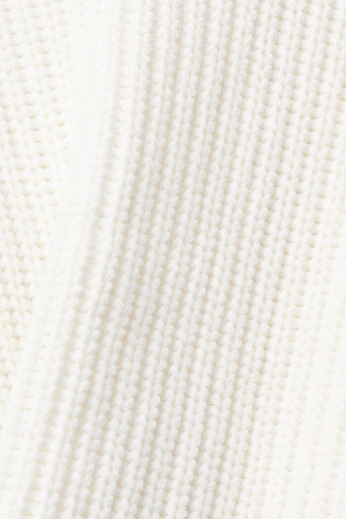 Gebreid vest met rits, OFF WHITE, detail image number 5