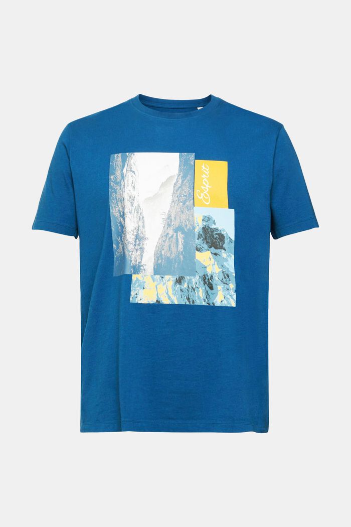 T-shirt met print, PETROL BLUE, detail image number 6