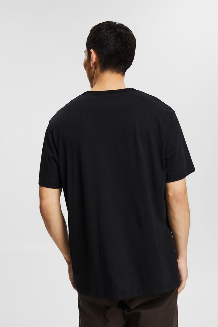 Met TENCEL™: oversized T-shirt, BLACK, detail image number 3