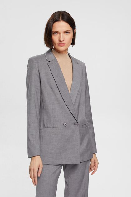 Mix & match double-breasted blazer
