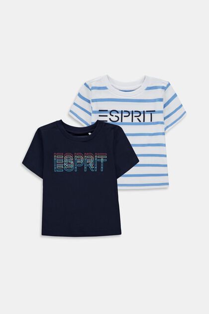 Set van 2 T-shirts met logoprint