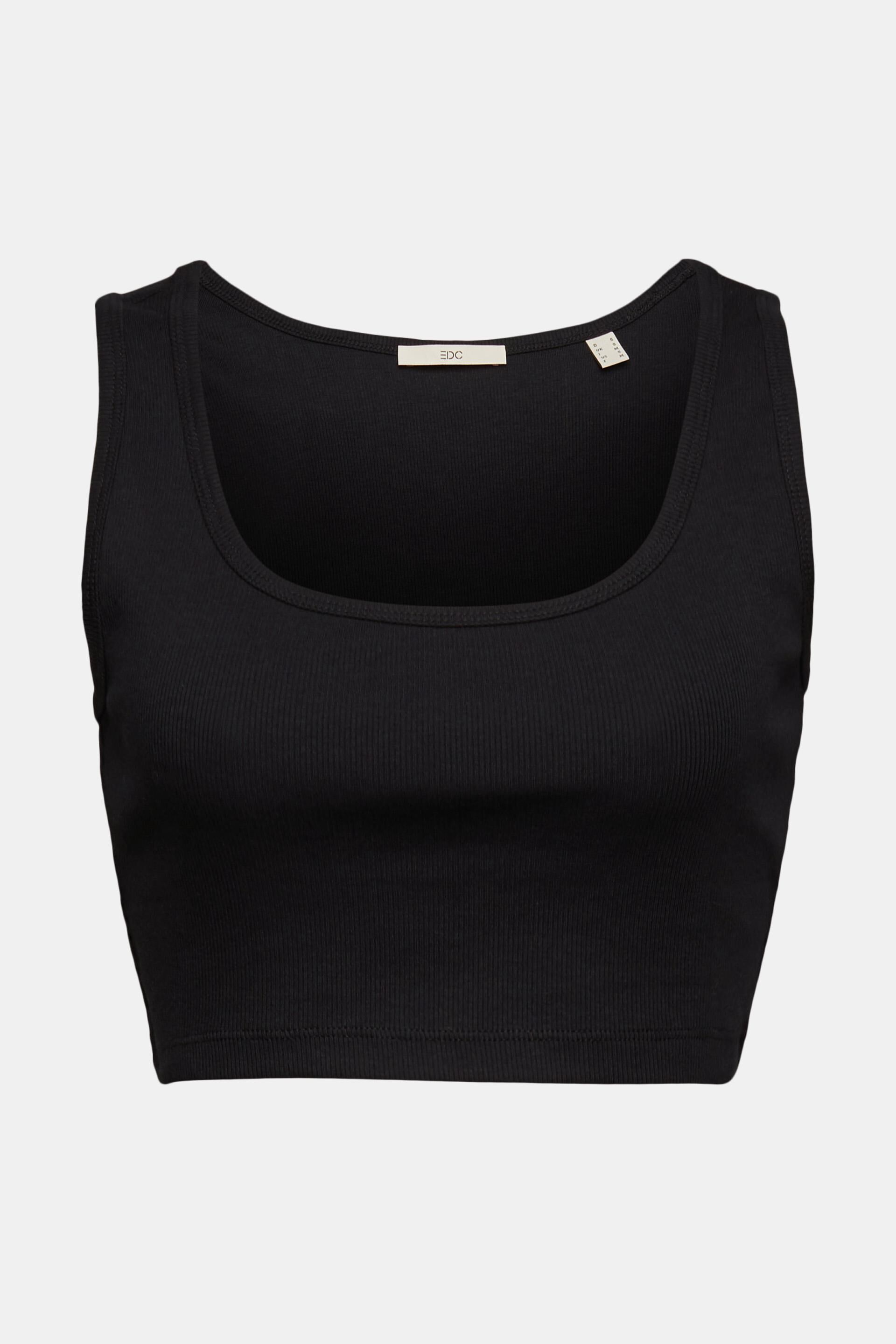Mode Tops Camisoles edc by Esprit Camisole zwart casual uitstraling 